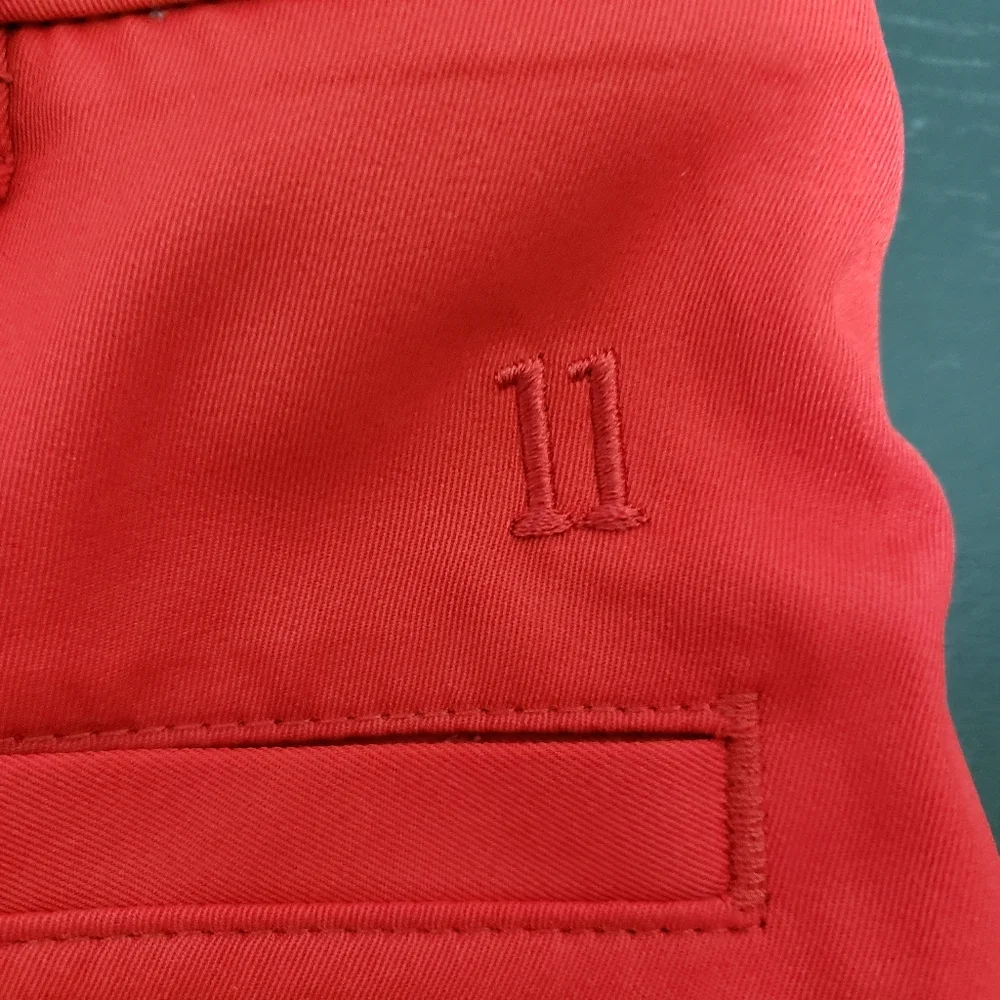 NWT Walter Hagen Perfect 11 Collection Golf Shorts Solid Red Men's‎ Size 30